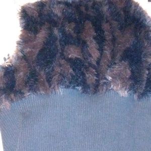 Ashley large woman premium fur vest